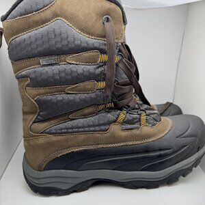 Kombu Boots Mens Size 12 Brown Free Fall Waterproof Insulated Snow 6853036